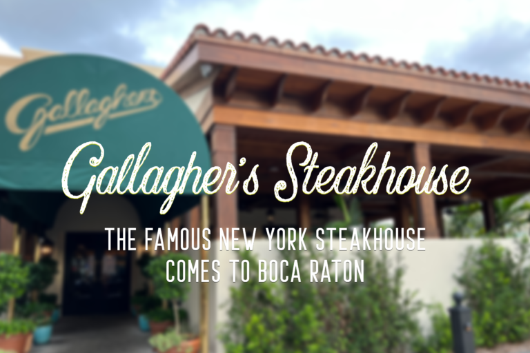 Gallagher’s Steakhouse: A taste of New York in Boca Raton 