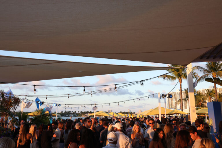 Inside Brooks Nader’s SkinnyDipped Sunset Session During Miami Music Week